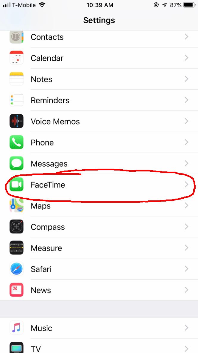 how to disable facetime ios 1