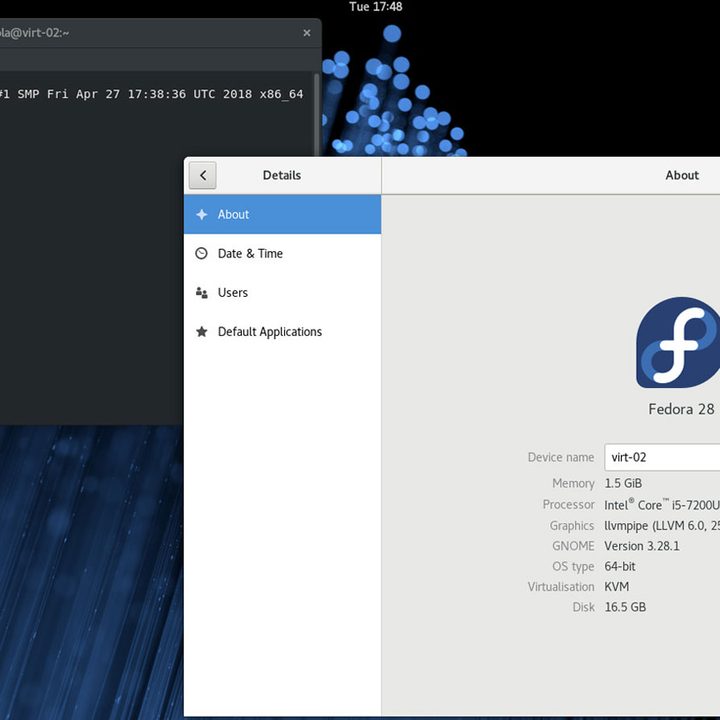 The Fedora distro software.