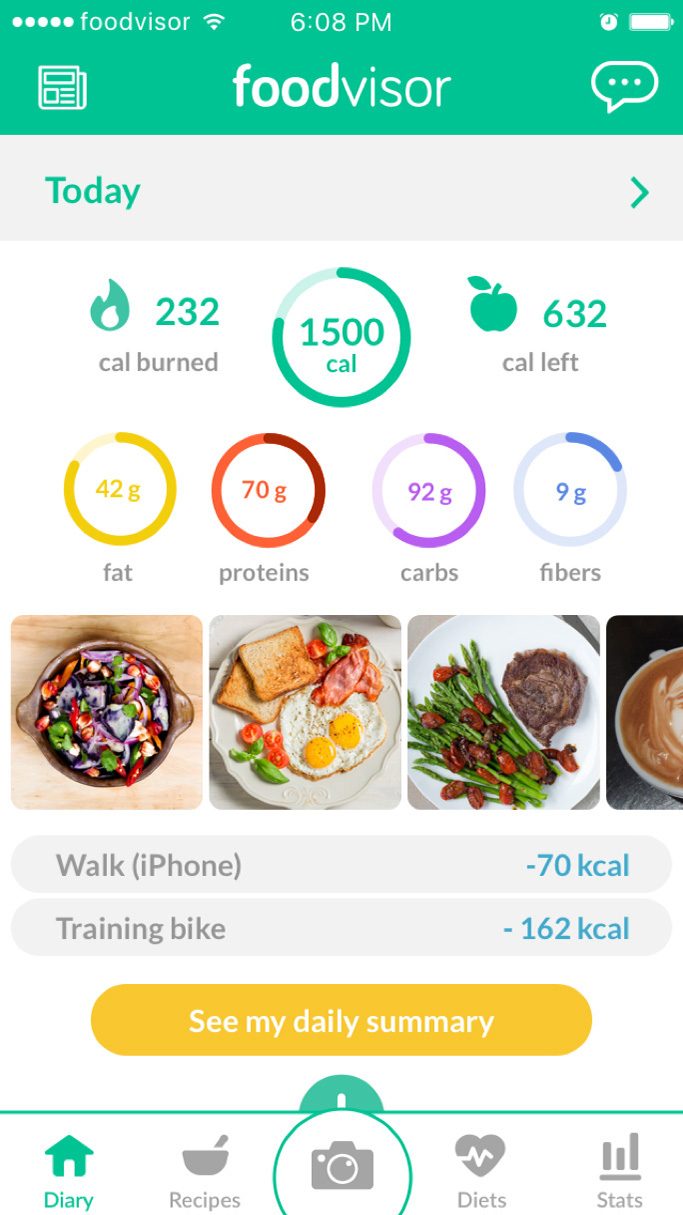 foodvisor calorie counting app 3