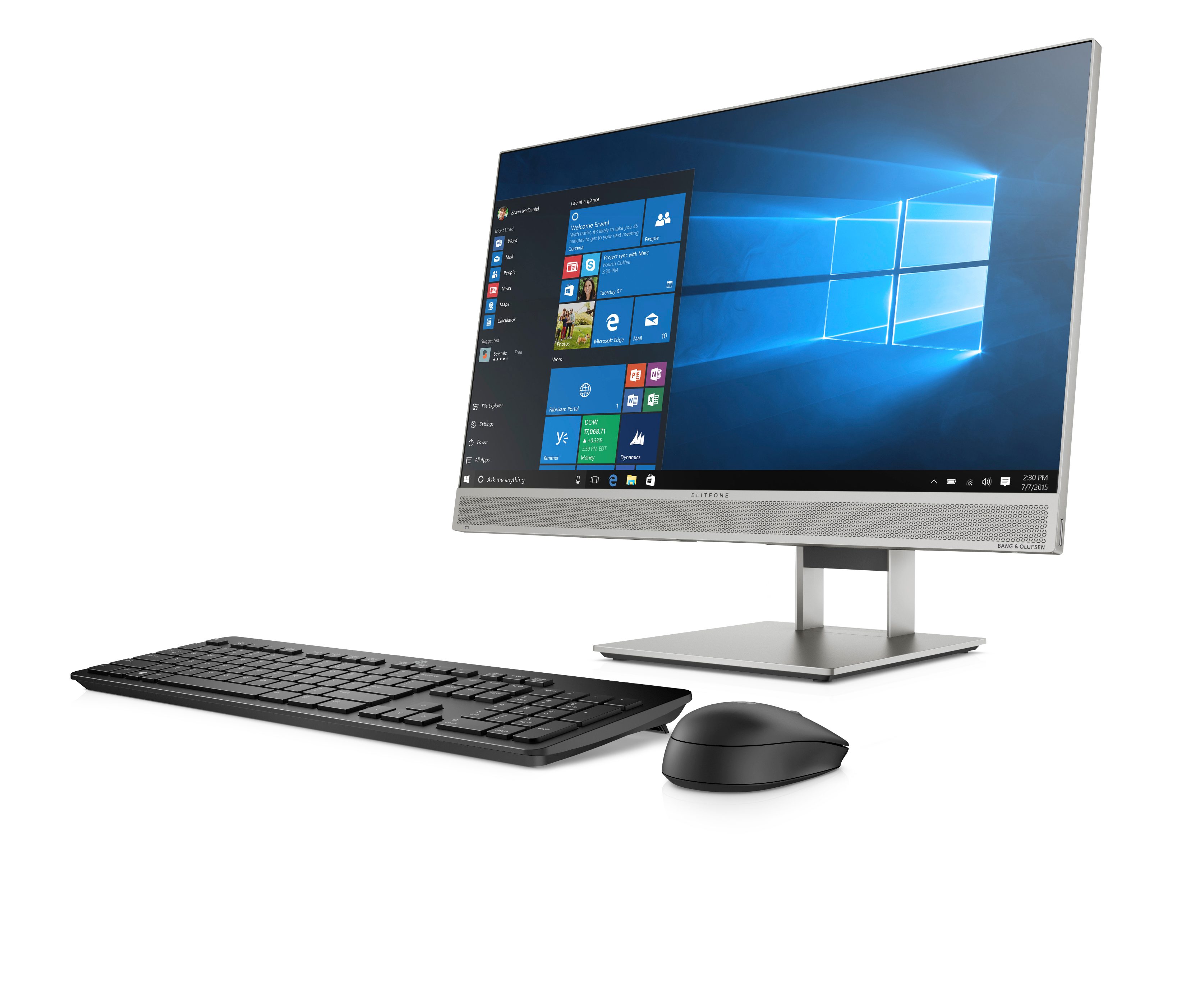 hp launches new monitors and all in one ces 2019 eliteone 800 g5 aio front left