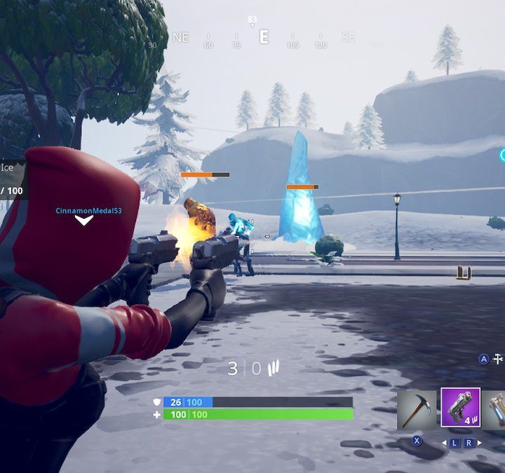 fortnite ice storm challenges golden ice brutes