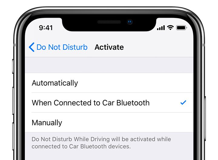 iphone do not disturb mode