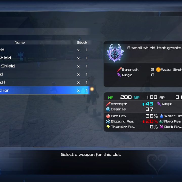 Kingdom Hearts 3 Gear