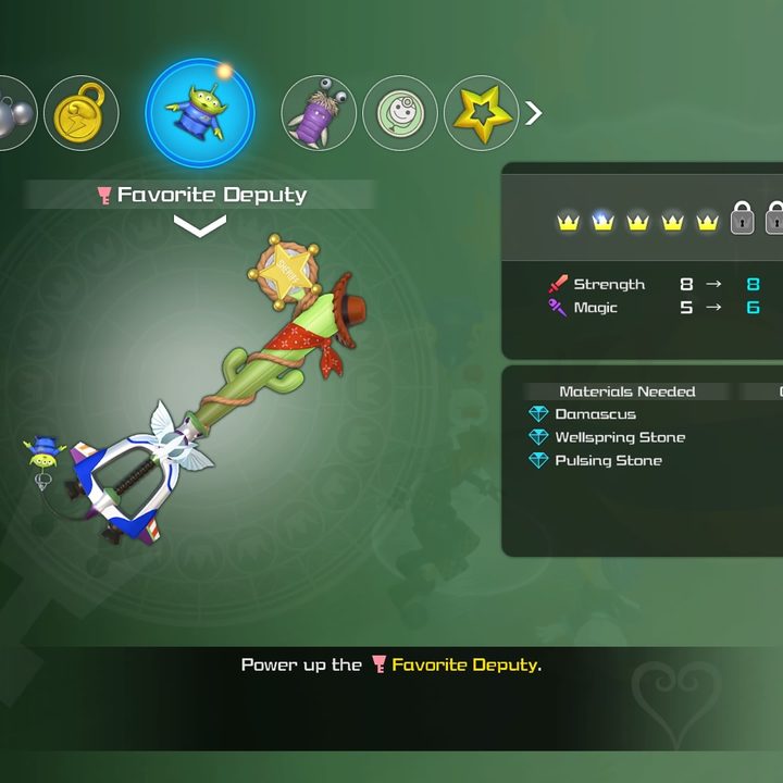 Kingdom Hearts 3 Upgrade Keyblade