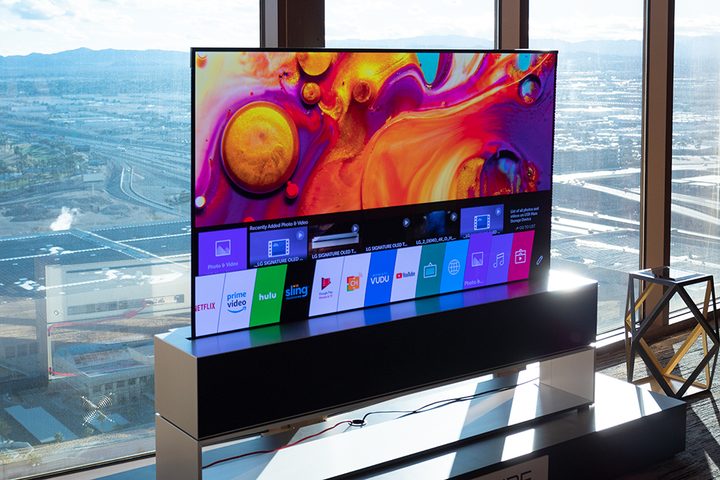 LG Signature Series rollable OLED TV R (65R9)