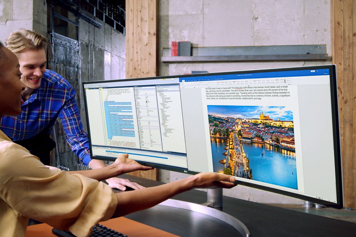 lg announces 49 inch ultrawide monitor lifestyle 1