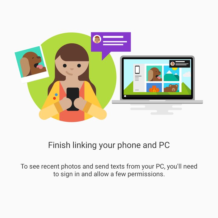Microsoft Your Phone on Android