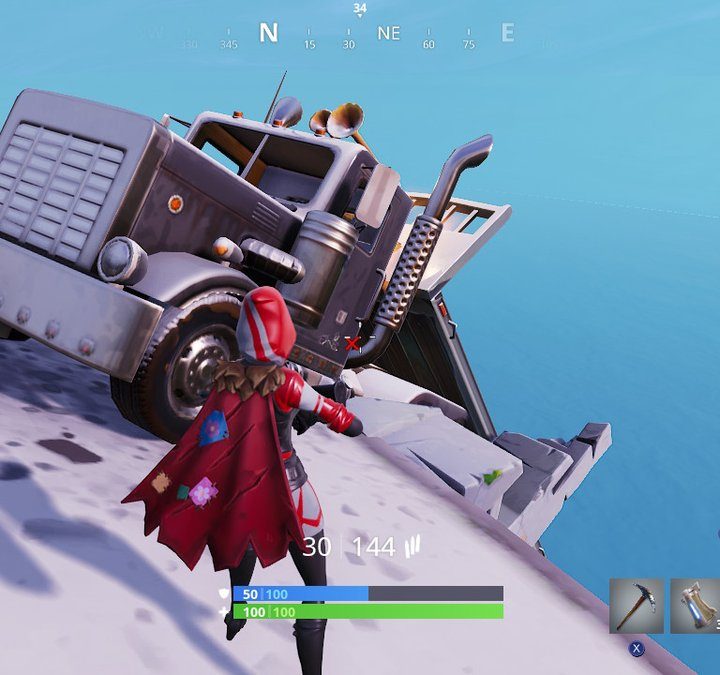 fortnite search between a mysterious hatch fortnite week 8 challenges