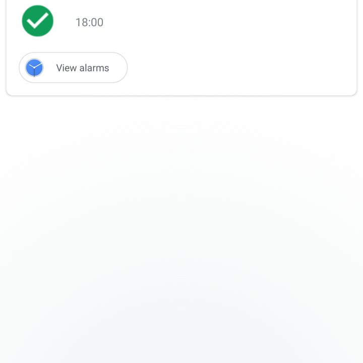 Ok, Google set an alarm