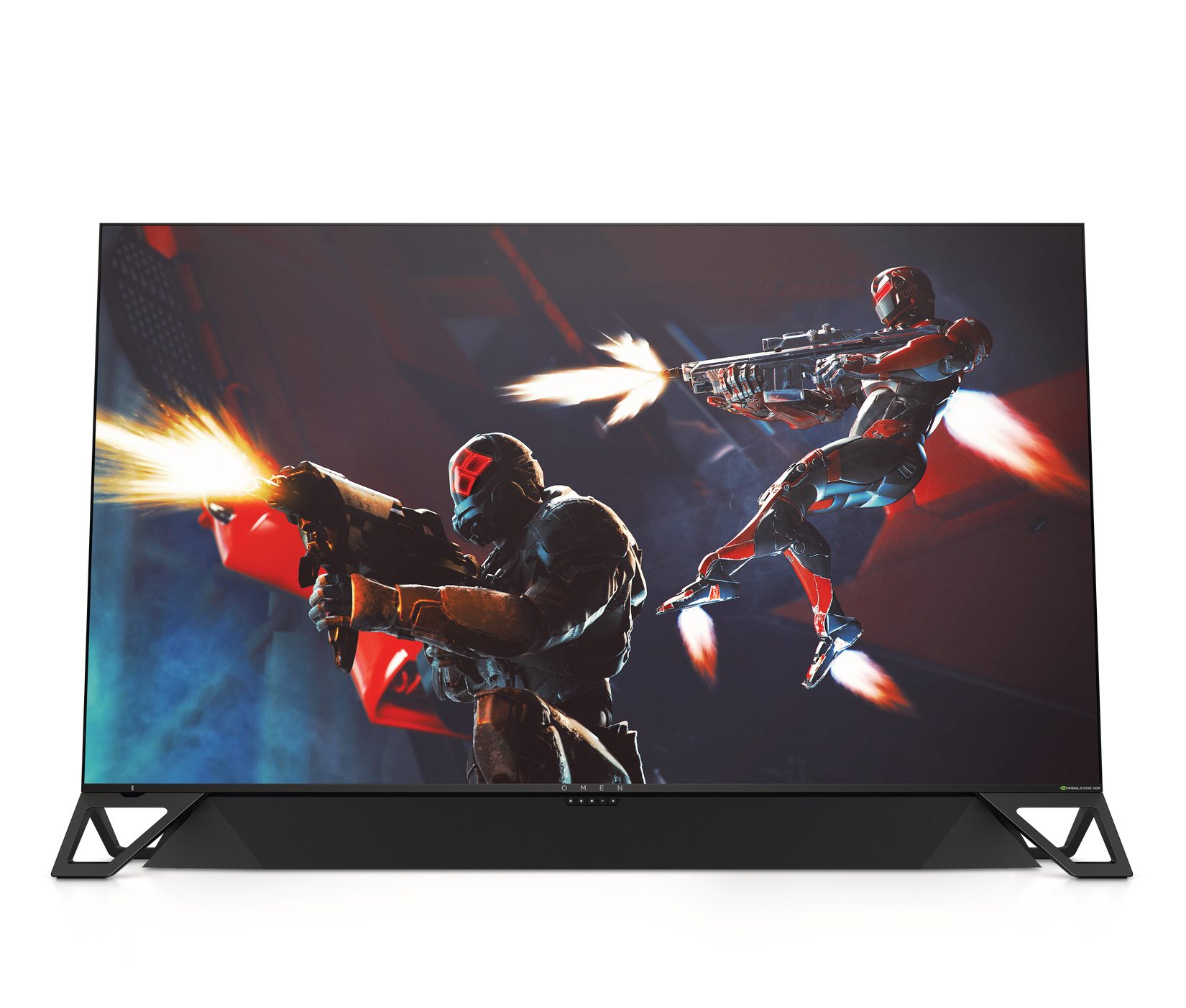 hp omen x emperium 65 with soundbar front