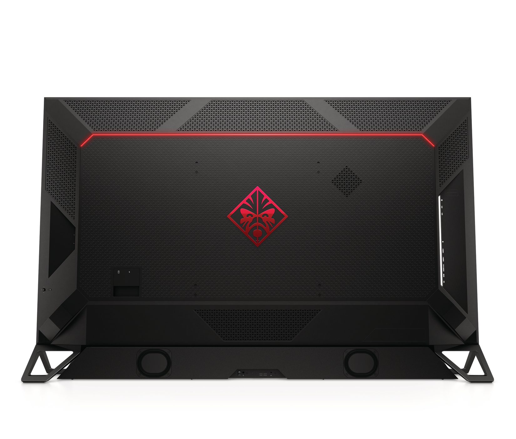 hp omen x emperium 65 with soundbar rear