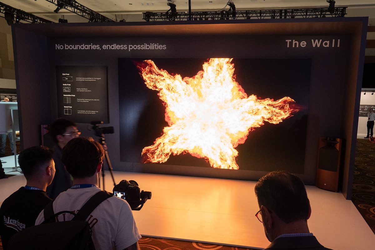 219-inch Samsung Micro LED TV