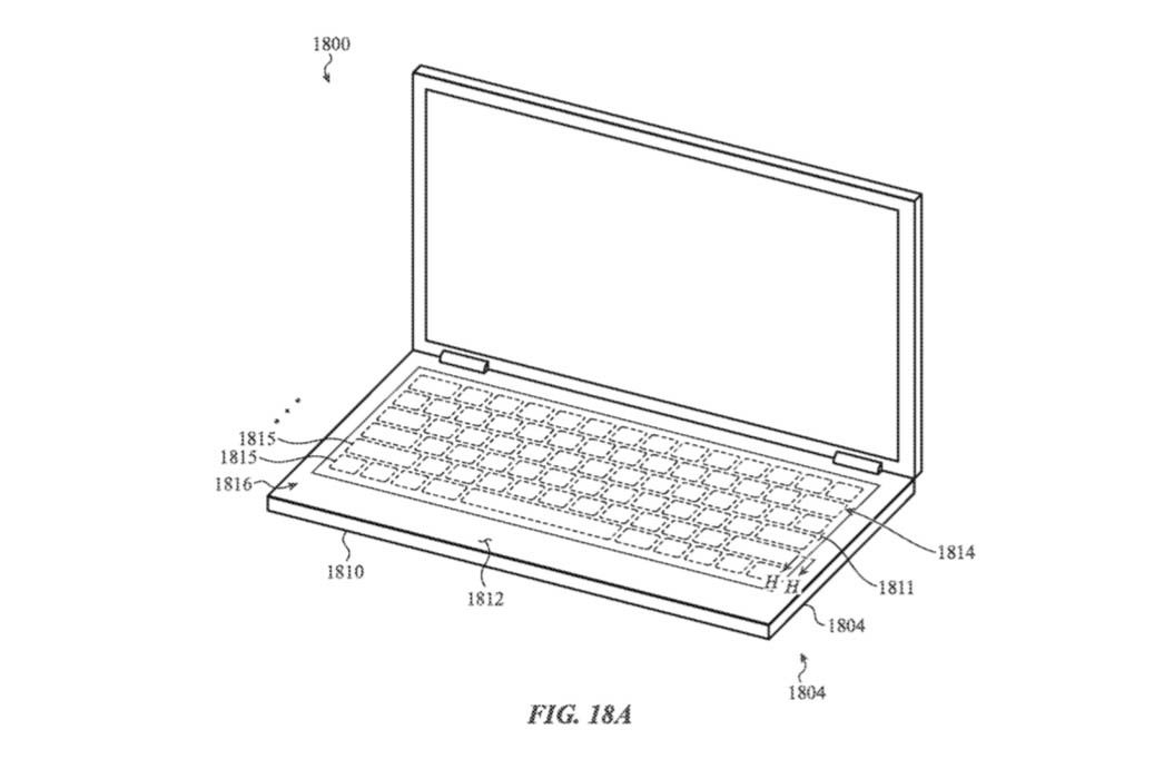 Apple morphable keyboard