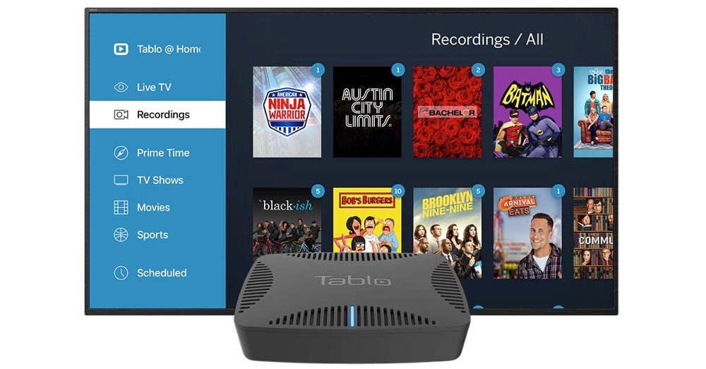 tablo commercial skip ces 2019 quad recordings appletv insitu