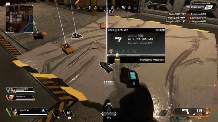 Picking up smg | Choose items and weapons carefully | Apex Legends beginners guide