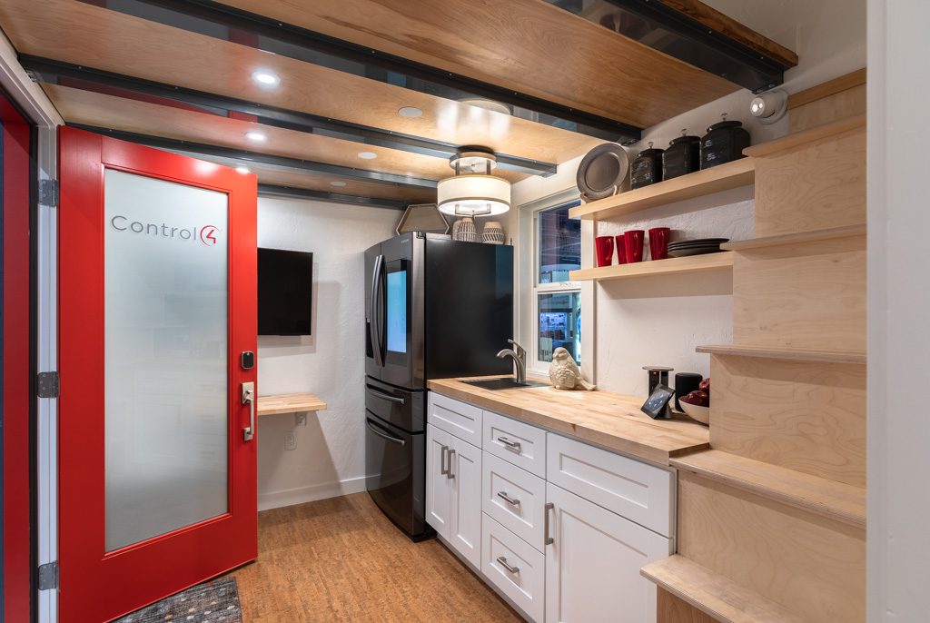 control4 prototype tiny smart home 2  kitchen
