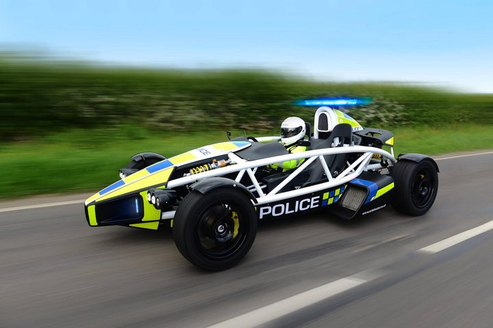 Ariel Atom police car