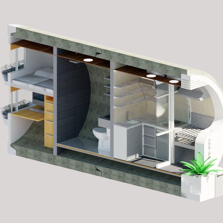 concrete pipe tiny home sandra guillen 30429