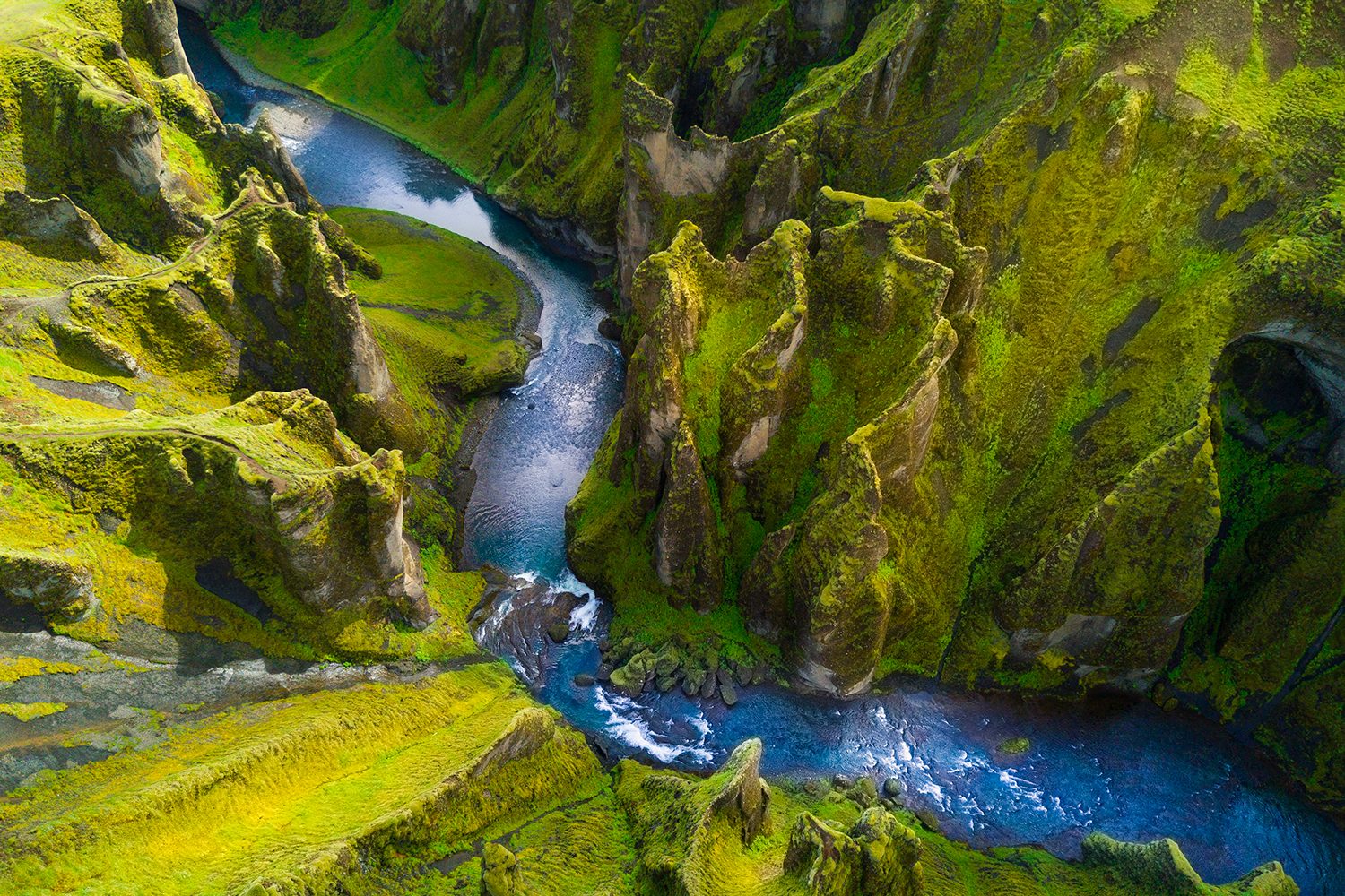 best drone photos green