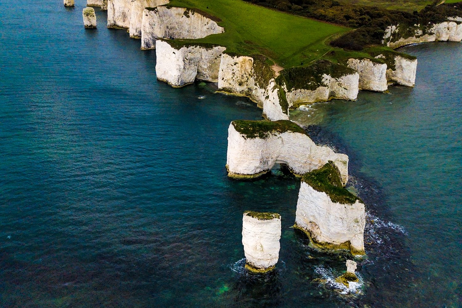 best drone photos island stacks