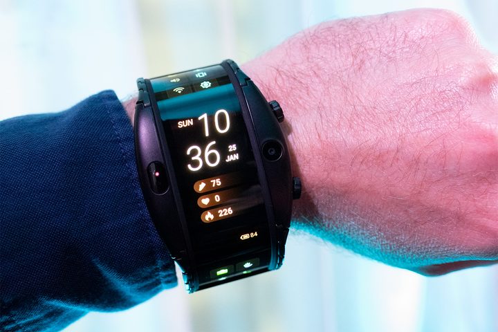 The Nubia Alpha smartwatch.