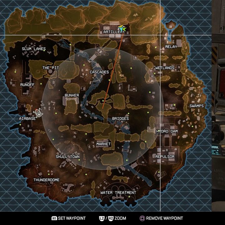 The Map | Don't worry too much about the ring at first | Apex Legends Beginner's Guide