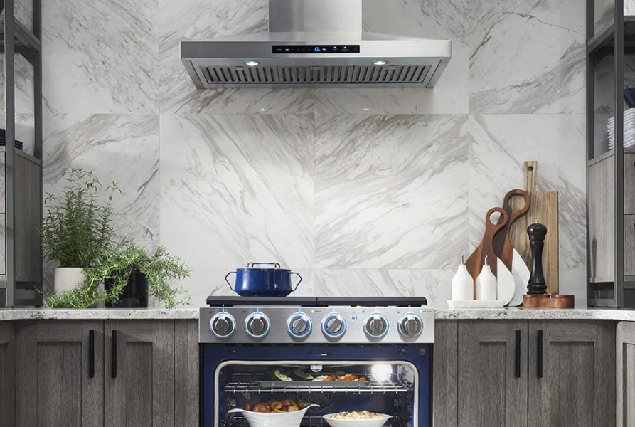 samsung introduces champagne and tuscan appliance finishes chef collection pro range hood