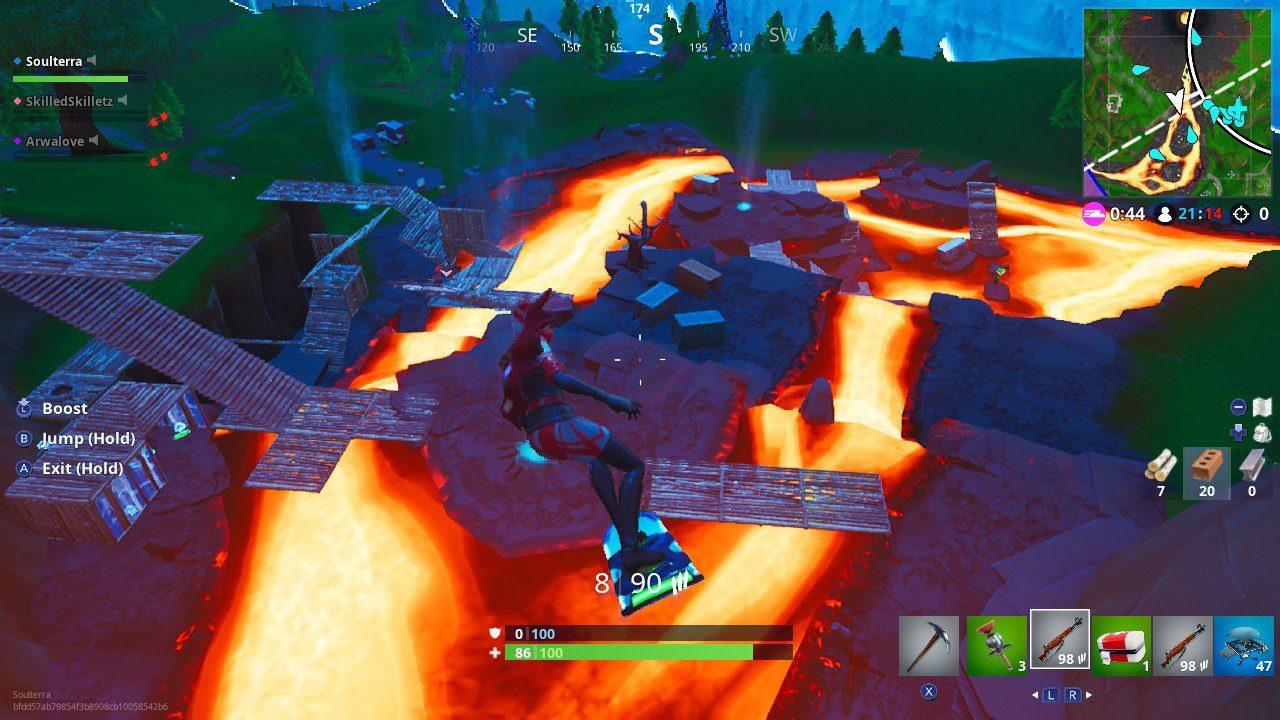 fortnite season 8 map fortnite volcano