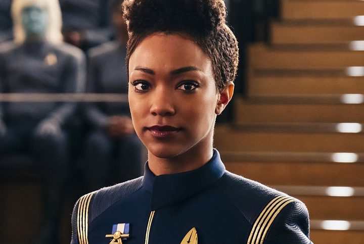 Sonequa Martin-Green as Michael Burnham in Star Trek Discovery
