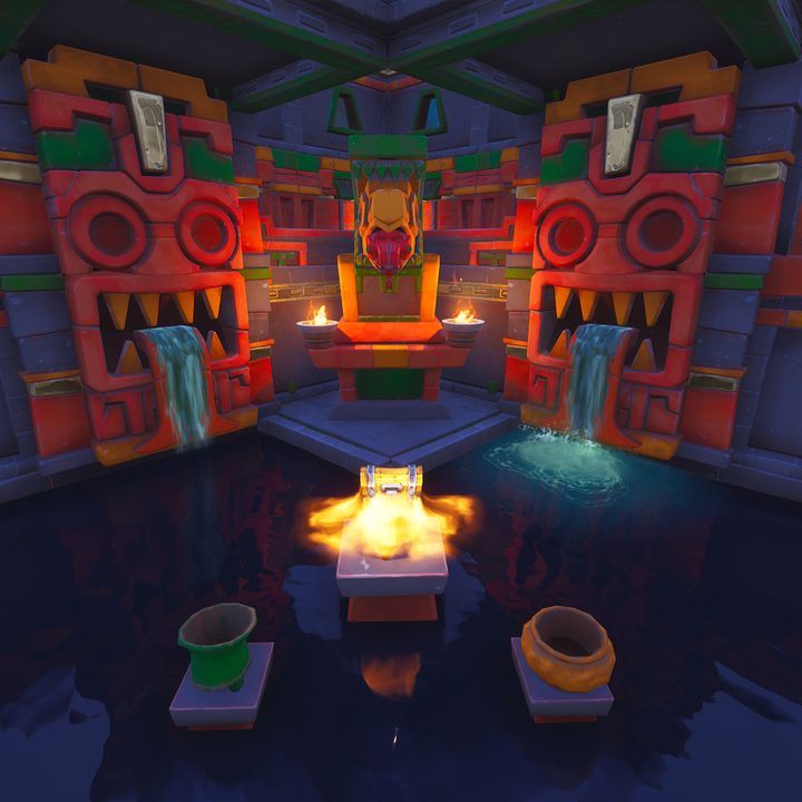 Inside Sunny Steps temple in Fortnite Season 8
