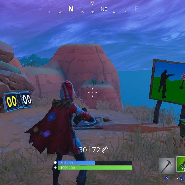 fortnite week 10 challenges fortnite shooting gallery locations