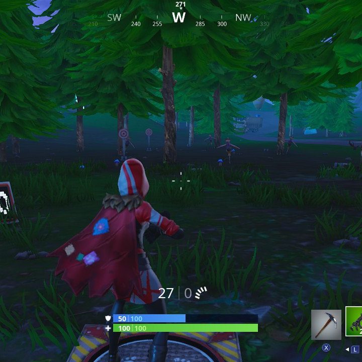 fortnite week 10 challenges fortnite shooting gallery locations