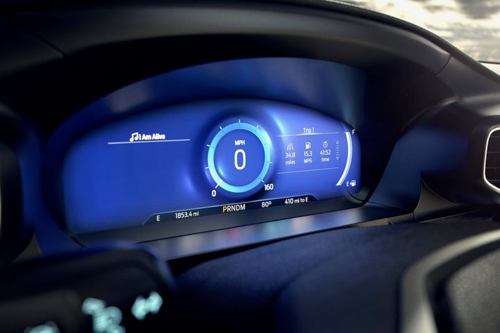 2020 Ford Explorer digital instrument cluster
