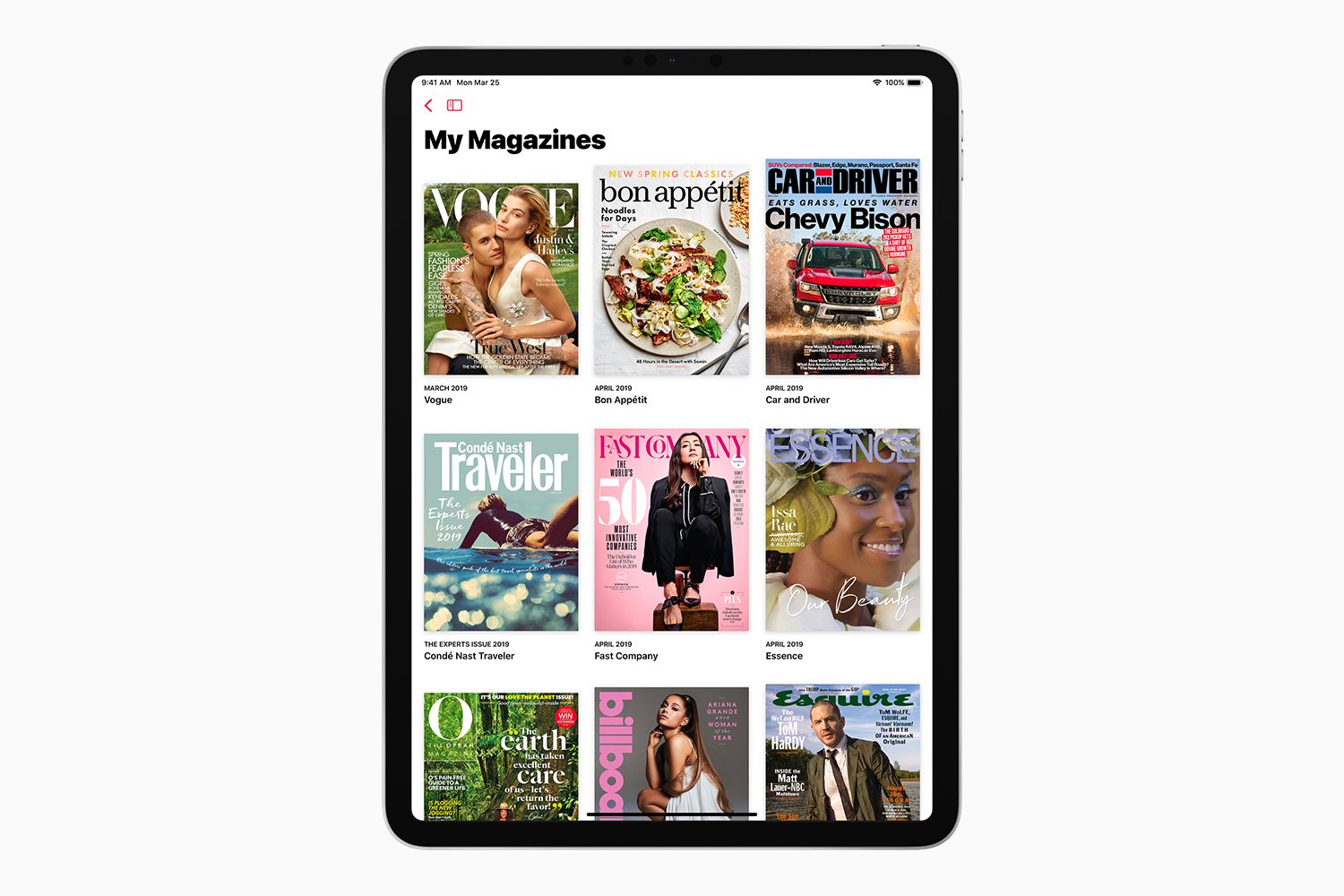 apple news plus magazines ipad screen 03252019