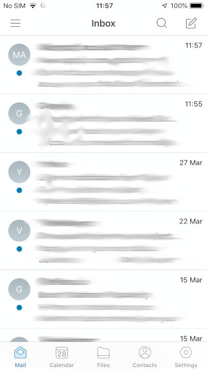best email apps for the iphone boxer ios 1