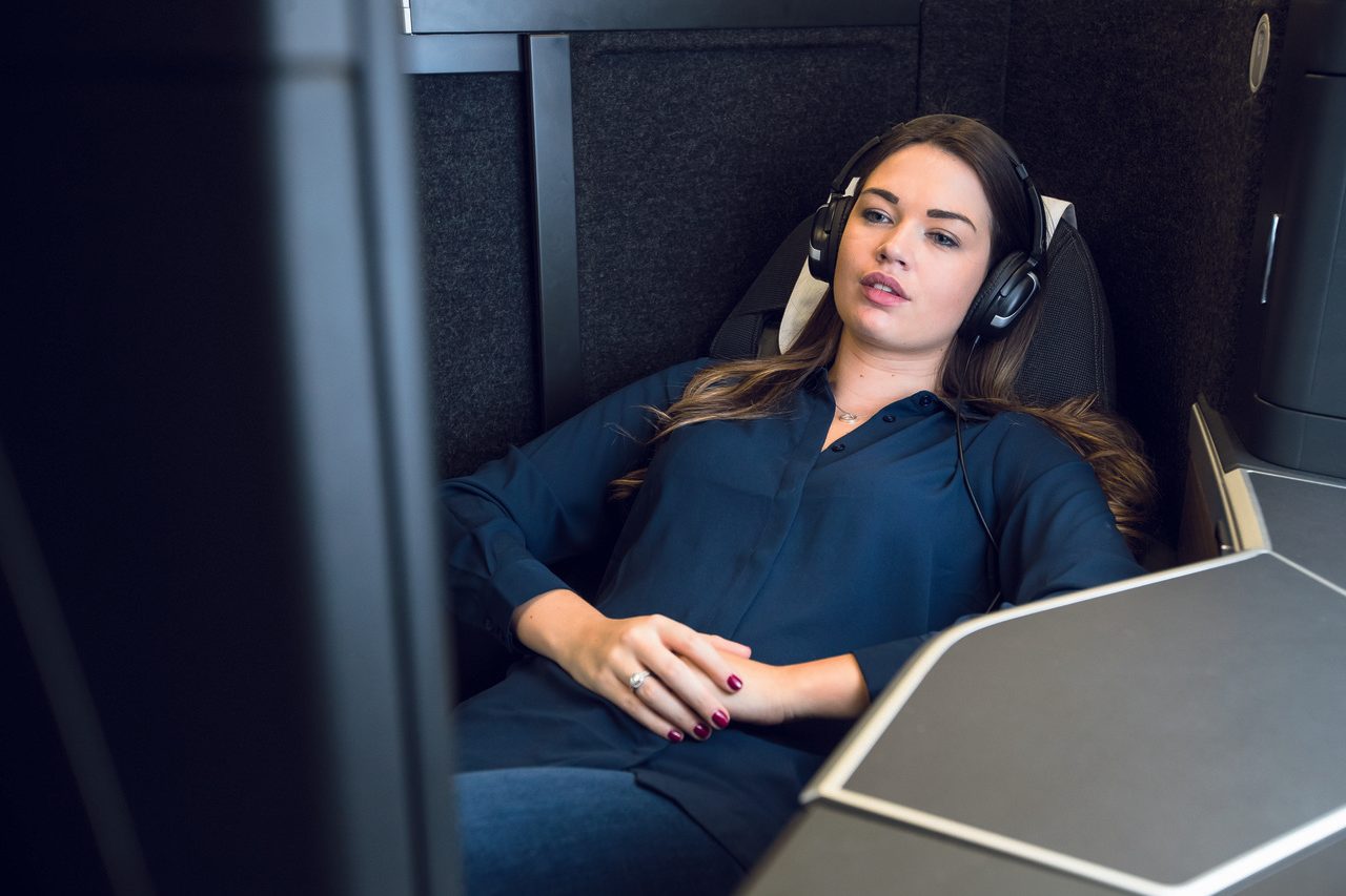 british airways new club suite for business class comes with a door 3