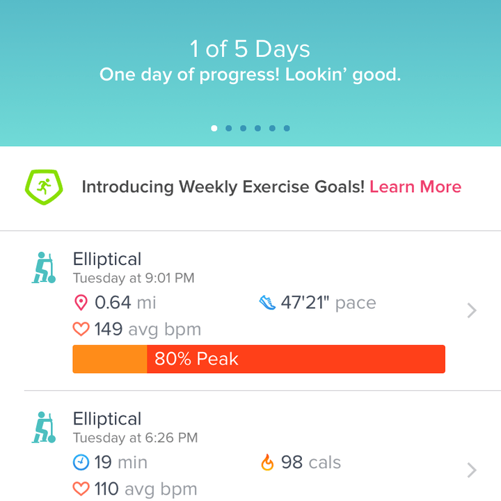 Fitbit Versa Lite Exercise App