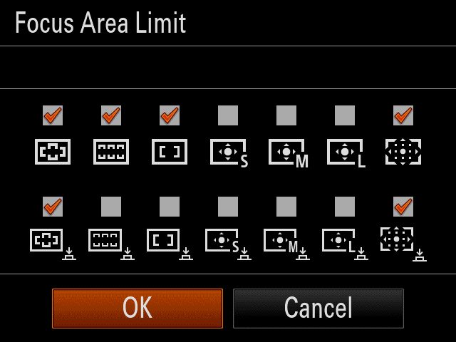 sony a9 ai firmware version 5 focusarealimit copy
