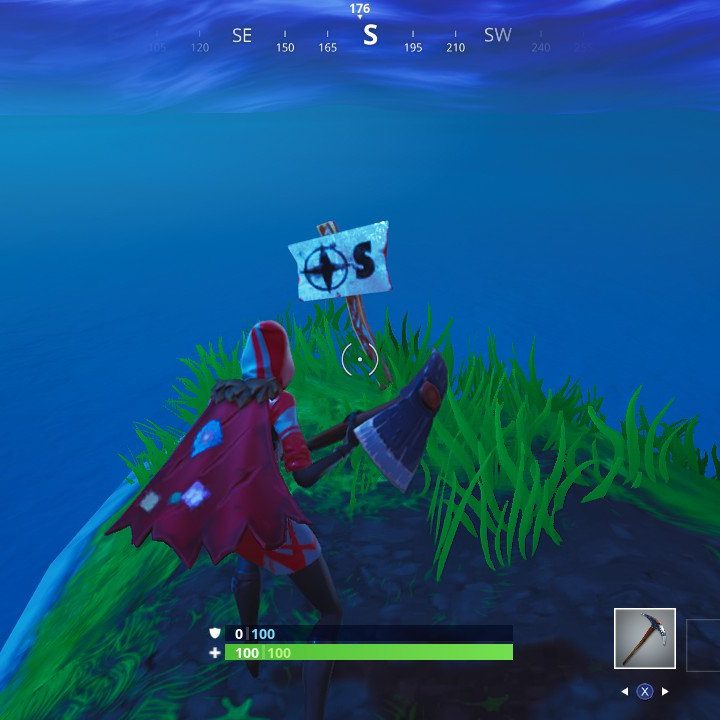 fortnite week 2 challenges fortnite furthest point north south east west