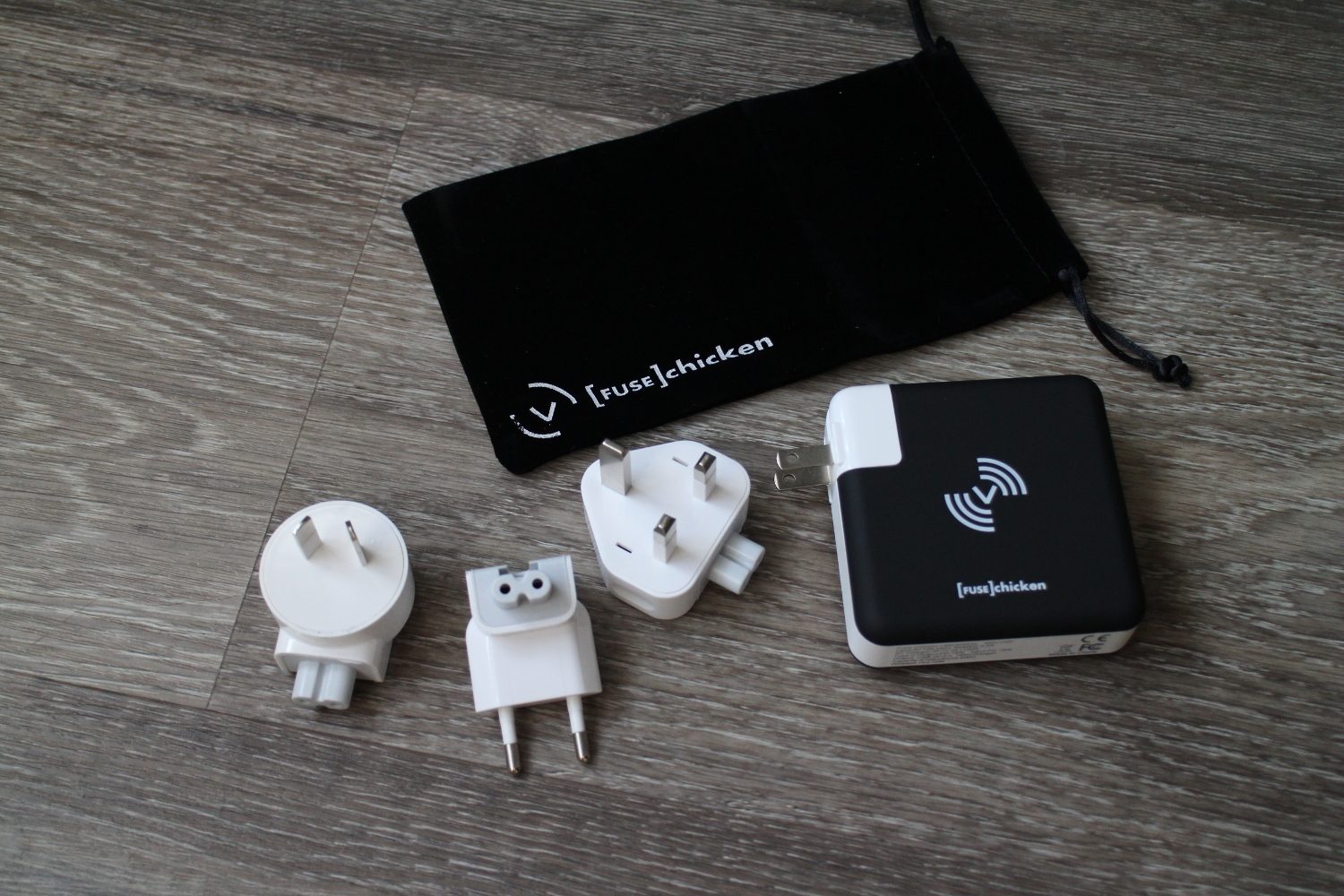 Fuse Chicken Universal variety of plugs.