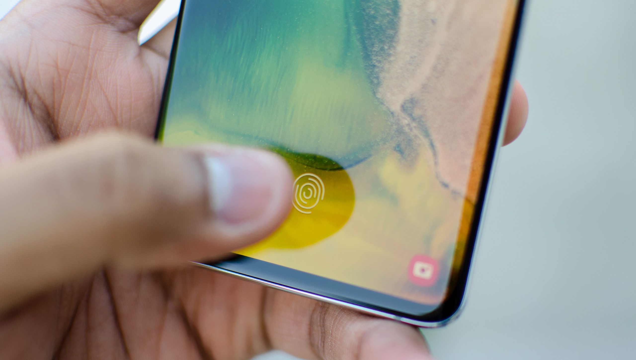 galaxy s10 plus fingerprint