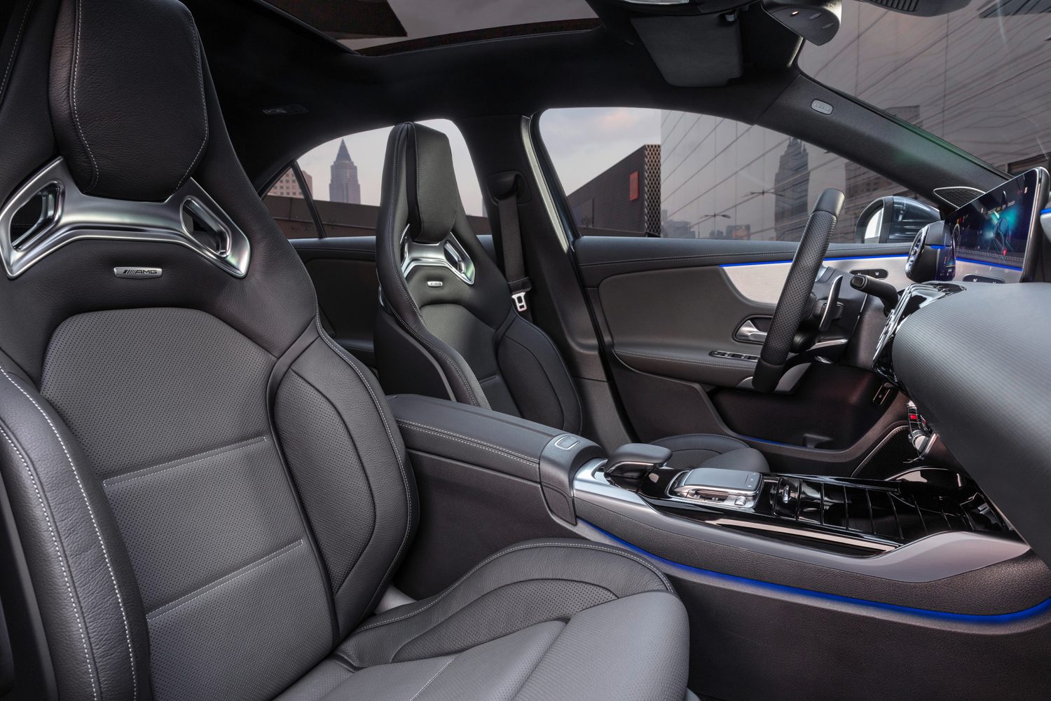 2020 mercedes amg a35 300 hp sport sedan is smart stylish and quick a 35 4matic limousine  s