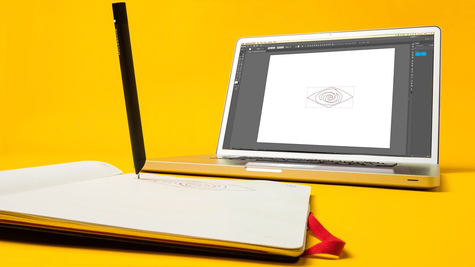 moleskine paper tablet creative cloud connected adobe illustrator  1