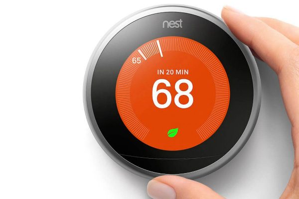 You can adjust the Nest thermostat.