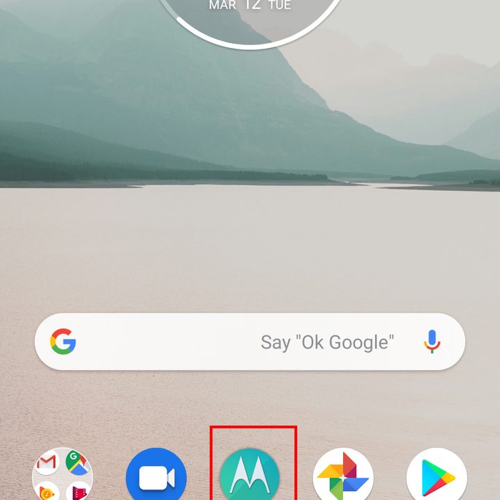 Peek Display on Moto G7