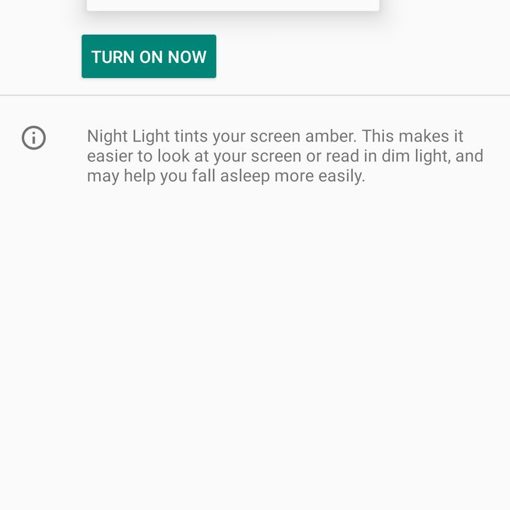 Schedule Night Light on your Moto G7