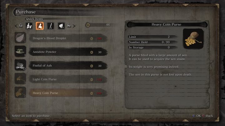 Sekiro: Shadows Die Twice Item Buying Guide