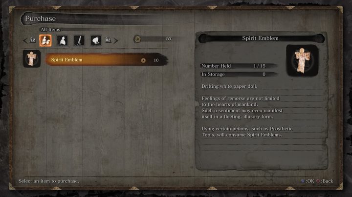 Sekiro: Shadows Die Twice Item Buying Guide
