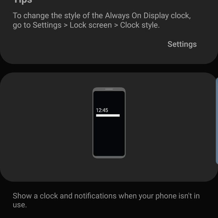 samsung galaxy s10 plus s10e settings display mode