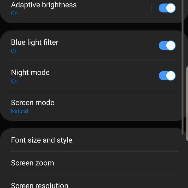 how to hide hole punch camera galaxy s10 line settings full screen apps
